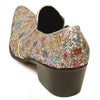 Fiesso by Aurelio Garcia Pointed Toe Multi Color Glitter Dress Shoes