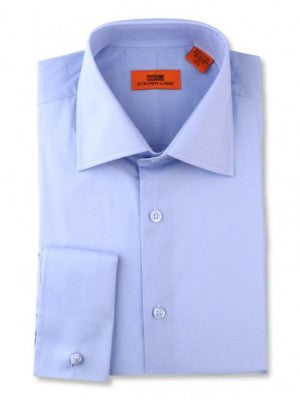 Steven Land 100% Cotton Lt Blue Dress Shirt DS115F