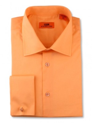 Steven Land 100% Cotton Peach Dress Shirt DS115F