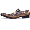 Men's New Fiesso Brown Slip on Shoes FI 6908
