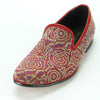Fiesso Men's Loafers With Rhinestones FI 7098
