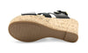 XOXO Beebee Strappy Wedge Sandals Black XO161040