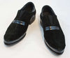 New Encore Dress Shoes by Fiesso Blue/Black Leather/Suede, FI 8619