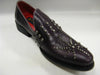 Hot! Fiesso New Purple Leather Shoes with Studs FI 8617