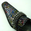 Men's Fiesso Multi color Designer Rhinestones Strap Slip on Shoes FI 7287-2