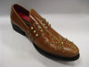 Hot!! Fiesso New Tan Leather Shoes with Studs FI 8617