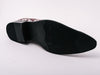 New Men's Red Fiesso Silver Foil Metal Toe Slip on Shoes with Spikes FI 6842