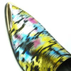 Men's Fiesso Suede Feel Multi Color Shoes Loafers Gold Metal Toe FI 7150