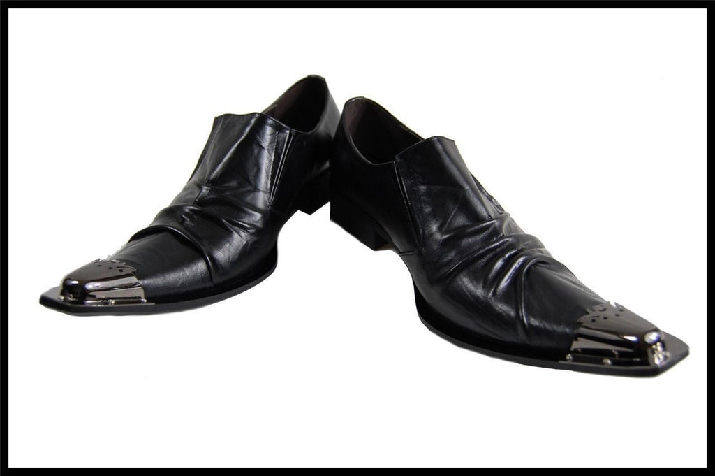 New Arrivals!! Men's Fashion Fiesso Metal Toe Pointed Slip on Shoes FI | Uptown Fashion Outlet New Arrivals!! Men's Fashion Fiesso Metal Toe Pointed Slip on Shoes FI | Uptown Fashion Outlet
