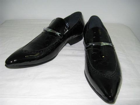 New Encore Fiesso Black Shoes FI 3098