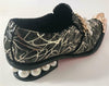 Men's New Fiesso Gold Slip on Shoes with Gold Pointed Metal Toe FI 7130