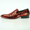 Men's Fiesso by Aurelio Garcia Red Sequins Entertainer Dress Shoes FI 7102