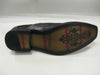 Fiesso New Brown with Leather and Fabric Cognac Flocking Design Shoes FI 8606