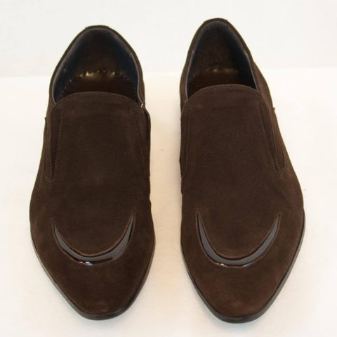 New Encore Dress Shoes by Fiesso Brown Suede F13066