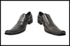 New Men's Fiesso Black Coffee Dress Shoes FI 6537