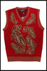 Royal Prestige Men's Casual Embroidery Sweater Vest