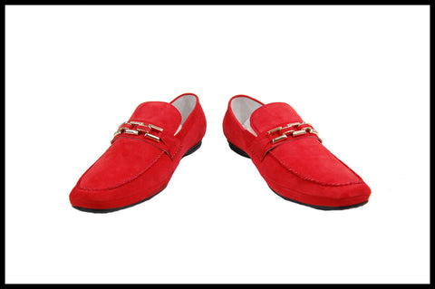 New Encore by Fiesso Suede Slip on Shoes FI 3083